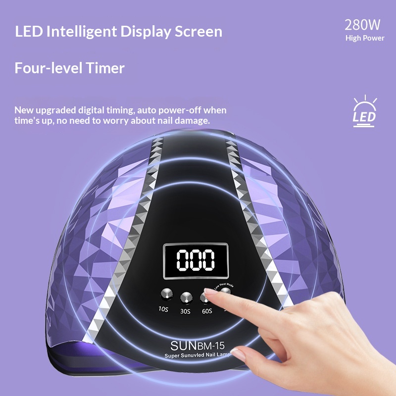 Fabrika Üretimi Hızlı Kuruyan Jel Oje UV Kürleme LED Tırnak Lambası_voghion.com