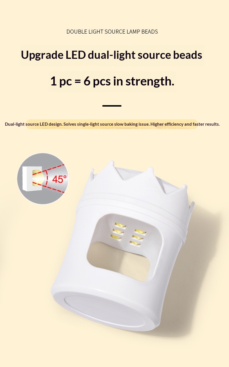 Factory Custom Mini UV Polish Gel Curing Fast-Drying Nail Lamp_voghion.com