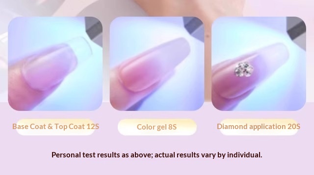 Mini Handheld Art Flat Small Portable Tip Curing Rechargeable Quick-Dry Multi-Function Nail Lamp Special_voghion.com