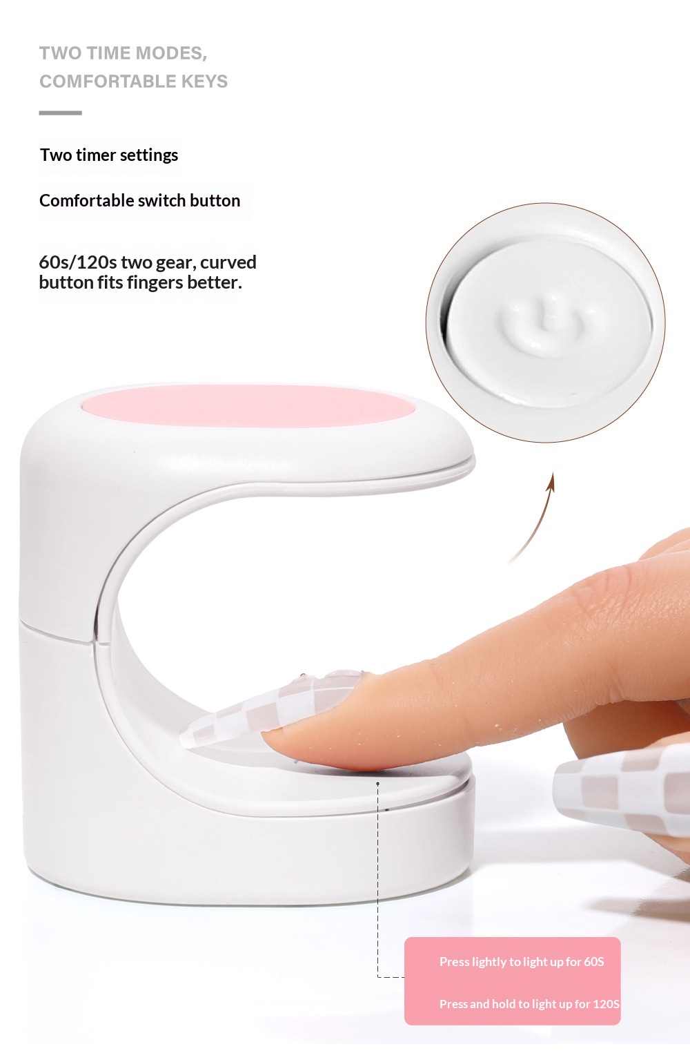 Cross-Border New Mini Egg-Shaped UV Compact Portable Curing Lamp USB Interface Nail Dryer_voghion.com