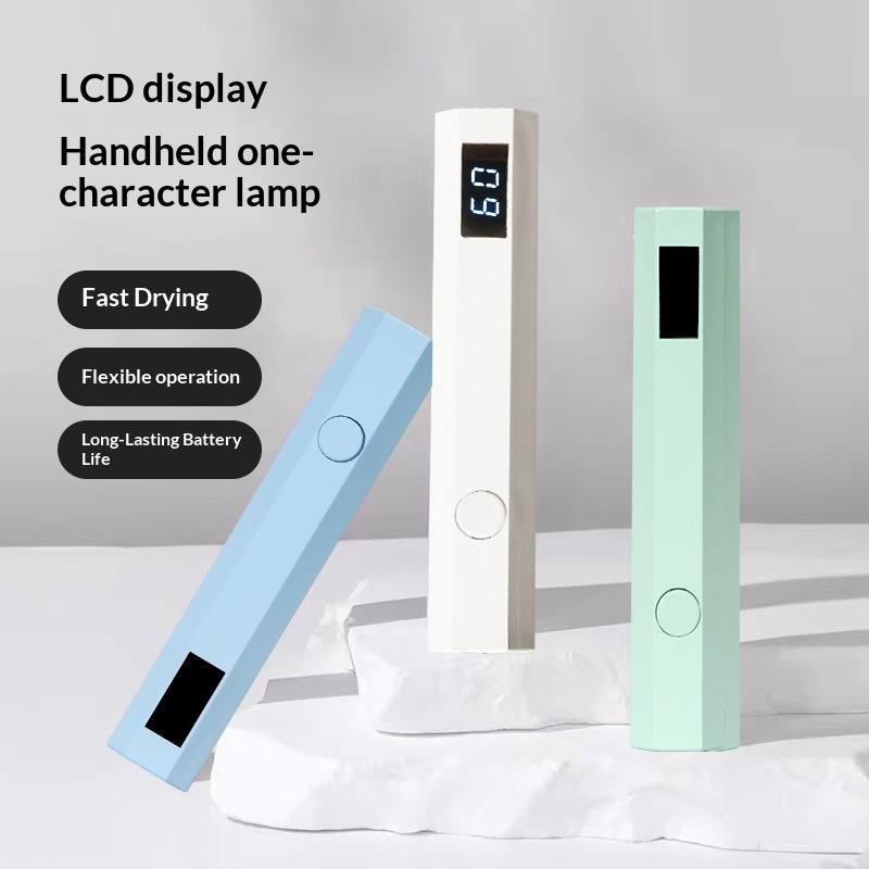 Manicure Art Mini Handheld Light Therapy Lamp Nail Tools_voghion.com