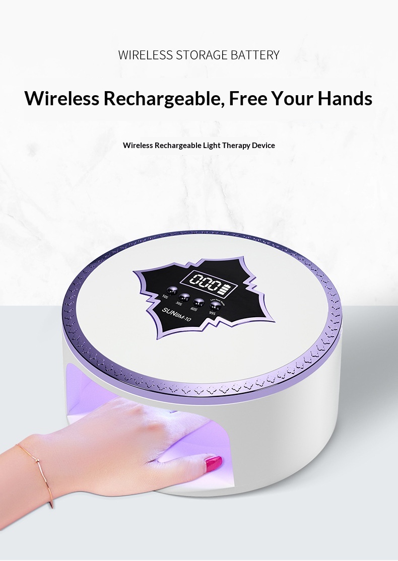 Neue wiederaufladbare UV-Härtungslampe, Schnelltrocknungs-Nageltrockner_voghion.com