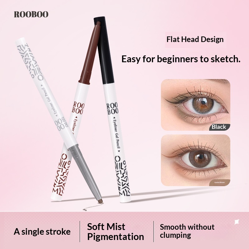 OBOO Mist Soft Eyeliner Gel Pen Ultra-fine Waterproof One-stroke Color Natural Not Easy To Smudge_voghion.com