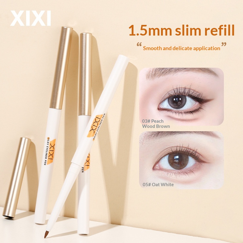 Xixi Gel 1.5mm Waterproof Smudge-proof For Lower Eyelids And Aegyo-sal Beginner Ultra-fine Eyeliner Pen_voghion.com