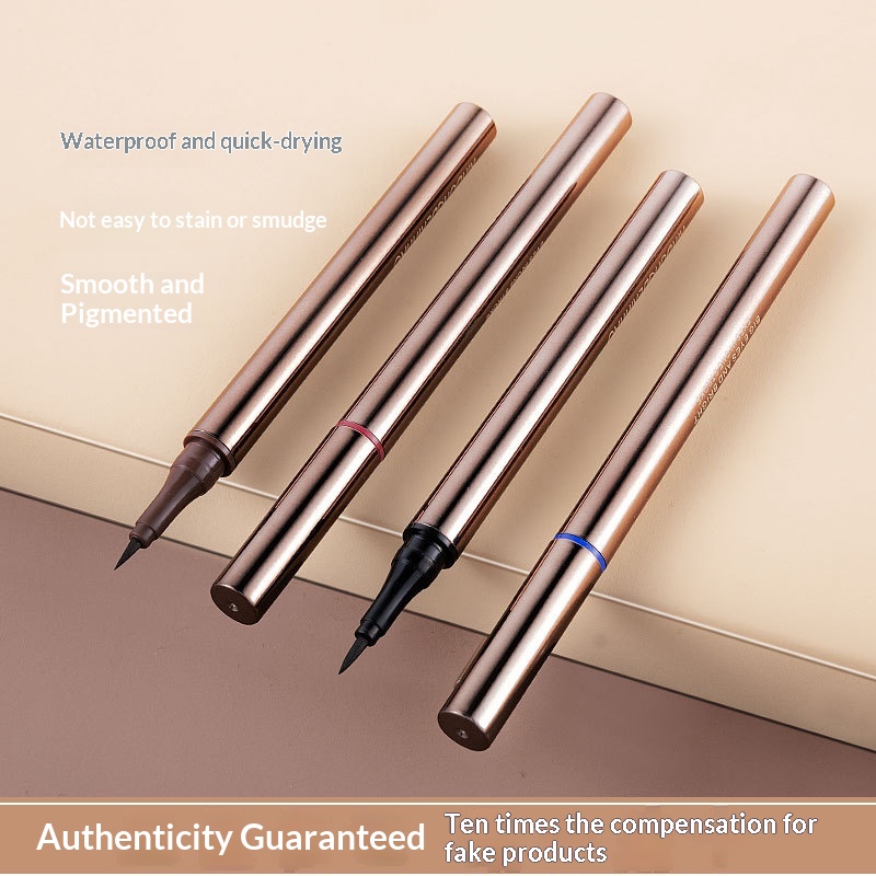 Magic Card Ruyin Waterproof Ultra-fine Tip Smudge-proof Sweat-proof Beginner Black Brown Long-lasting Quick-drying_voghion.com