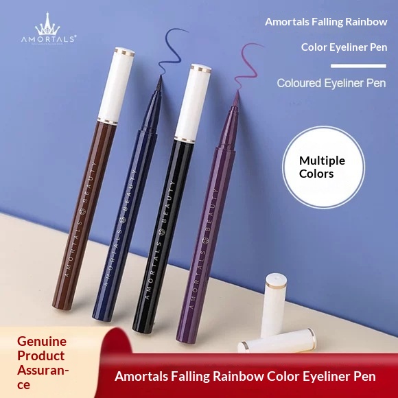 Ermu Tao Pen Waterproof Long-lasting Colorful Brown White Inner Eyeliner Ultra-fine Beginner-friendly_voghion.com