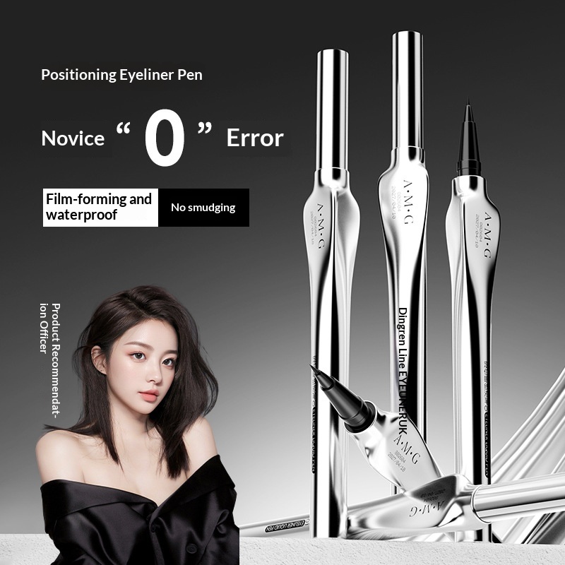 A.M.G Positioning Waterproof Smudge-proof Ultra-fine Quick-drying Long-lasting Precise Eyeliner Pen_voghion.com