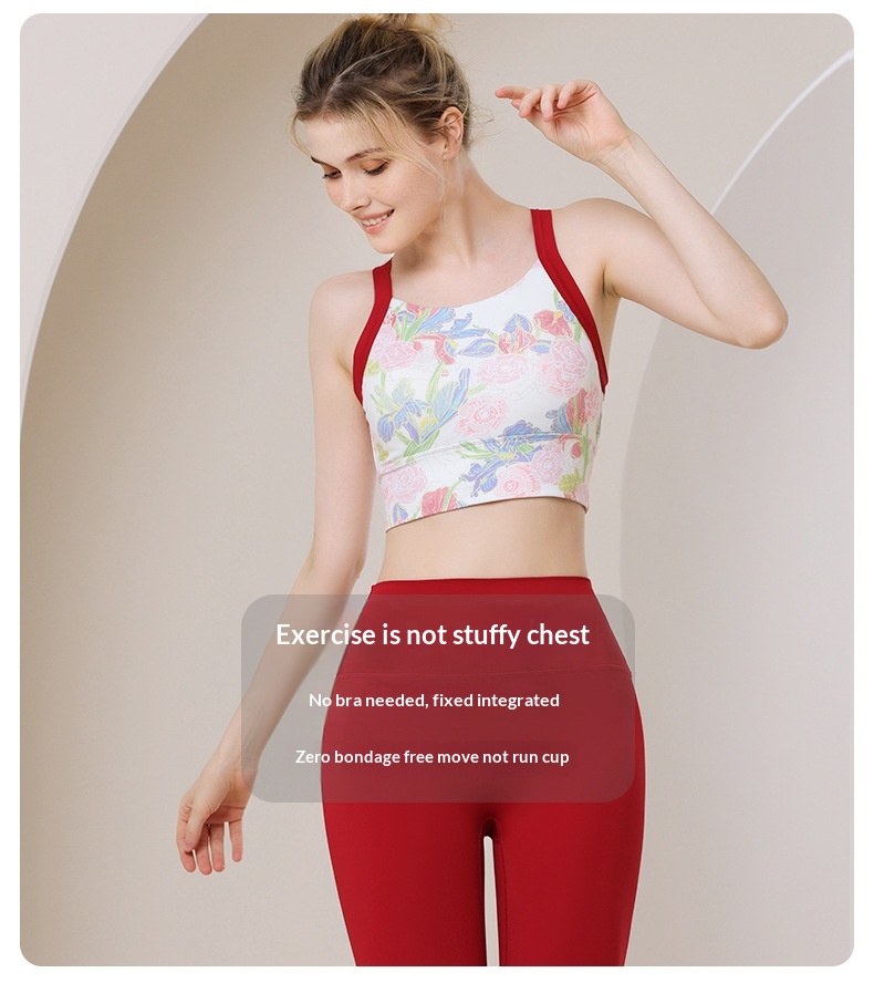 Surge Surge Clothing Sports For Women Shockproof Fixed One-Cup Fitness Bra Push-Up Running Yoga Wear Cross-Border_desvips.com