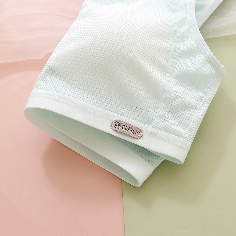 Surge Surge Girls' Underwear Developmental Period, Small Vest Middle And High School Students, Wide Shoulder Straps, Anti-Bump Bra_desvips.com