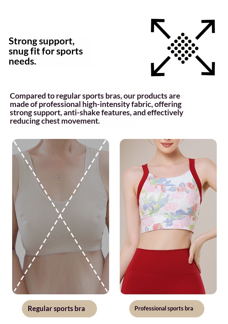 Surge Surge Clothing Sports For Women Shockproof Fixed One-Cup Fitness Bra Push-Up Running Yoga Wear Cross-Border_desvips.com