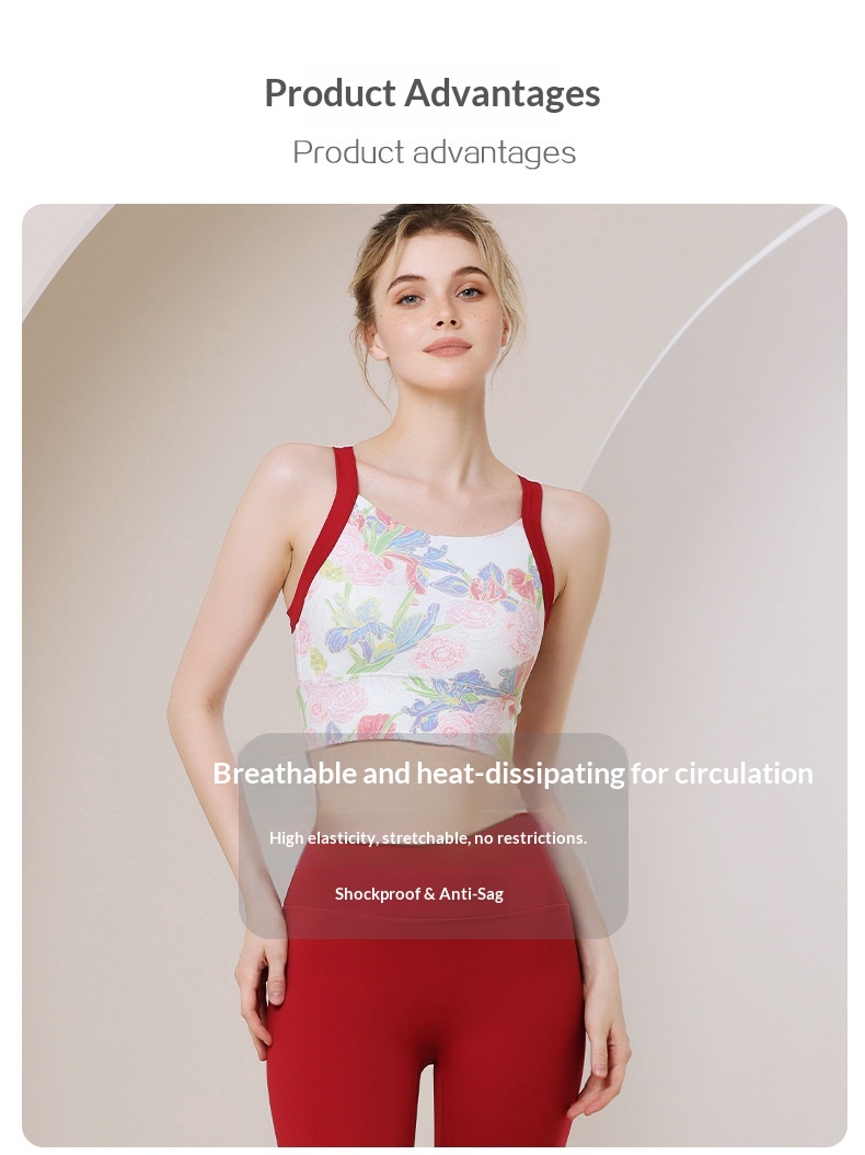 Surge Surge Clothing Sports For Women Shockproof Fixed One-Cup Fitness Bra Push-Up Running Yoga Wear Cross-Border_desvips.com