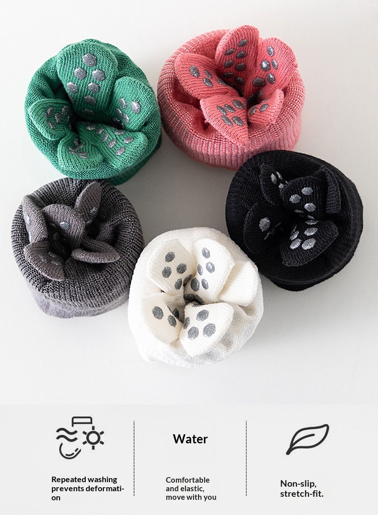 Surge Yoga Non-Slip Professional Women Five-Toe Sports Running Fitness Jump Rope Pressure Mid-Calf Pilates Socks_desvips.com