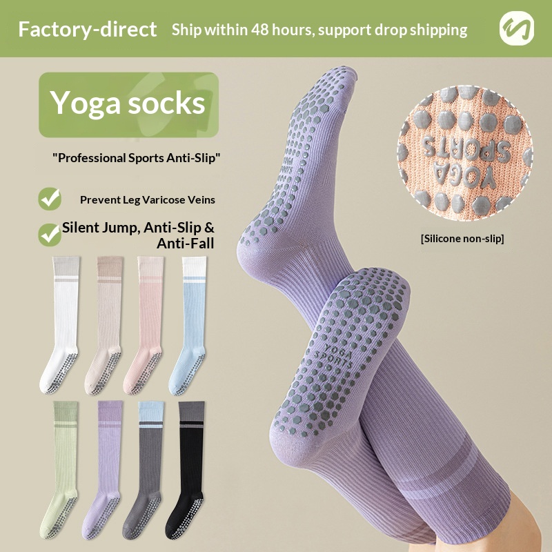 Surge For Women Sports Professional Fitness Running Jump Rope Muscle Energy Compression Mid-Calf Yoga Slimming Leg Socks_desvips.com