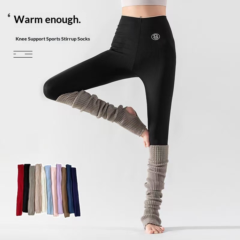 Surge [Yoga S] Women's Long Tube Over-the-Knee Thick Warm Leg Warmers For Autumn And Winter Pilates Adult Sports Fitness_voghion.com