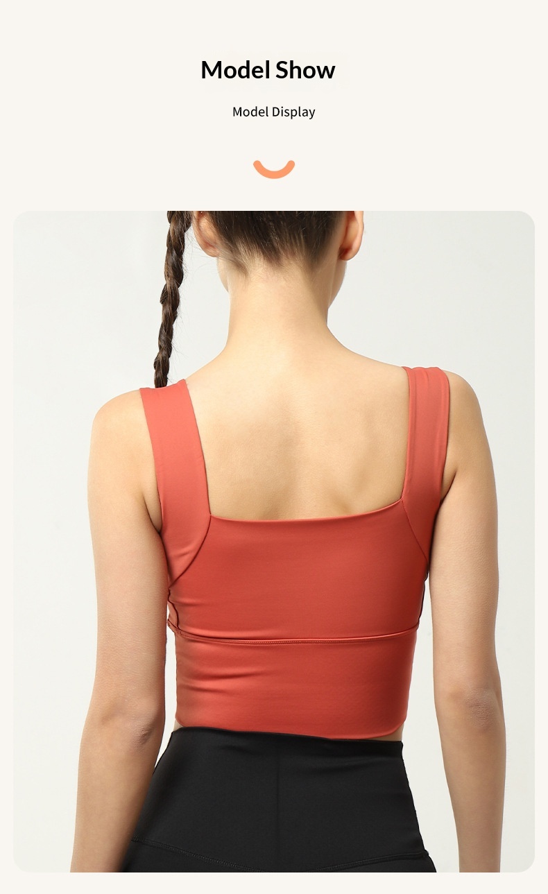 Surge Surge Yiwu Sports Factory High-Strength Shockproof Running Push-Up Bra Side Support Yoga Wear Fitness Vest_desvips.com