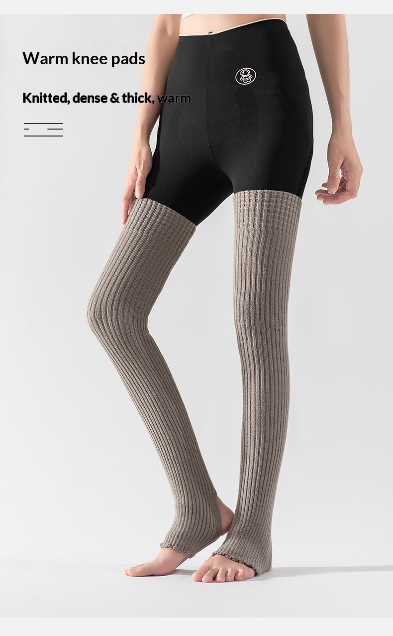 Surge [Yoga S] Women's Long Tube Over-the-Knee Thick Warm Leg Warmers For Autumn And Winter Pilates Adult Sports Fitness_desvips.com