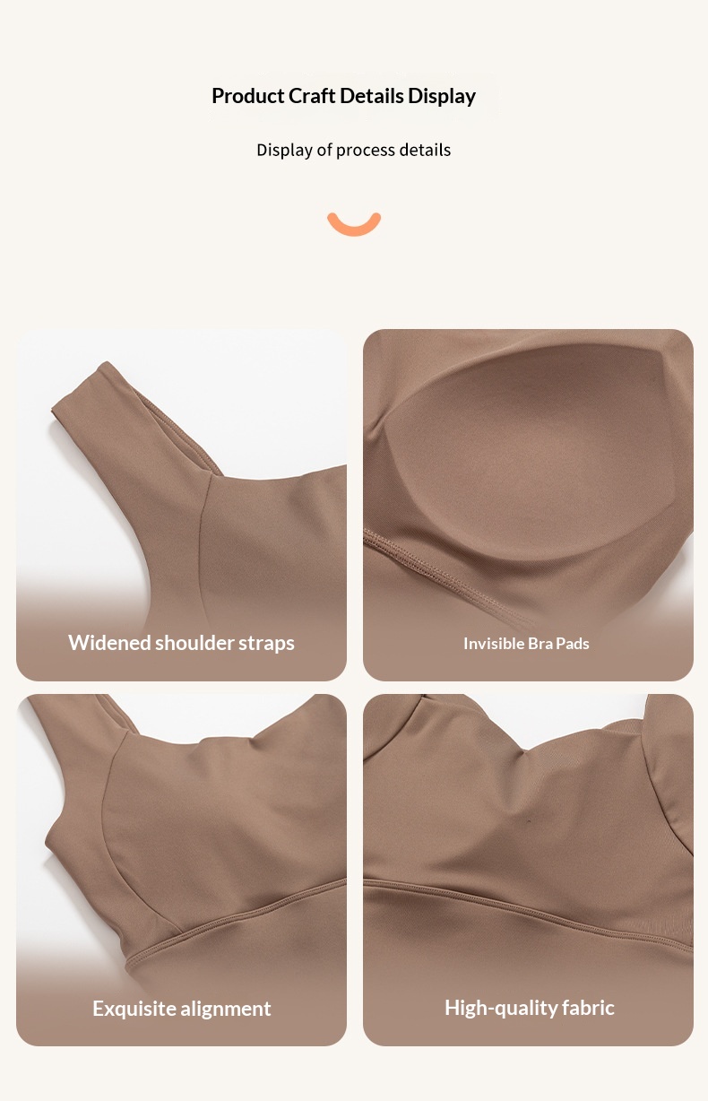 Surge Surge Yiwu Sports Factory High-Strength Shockproof Running Push-Up Bra Side Support Yoga Wear Fitness Vest_desvips.com