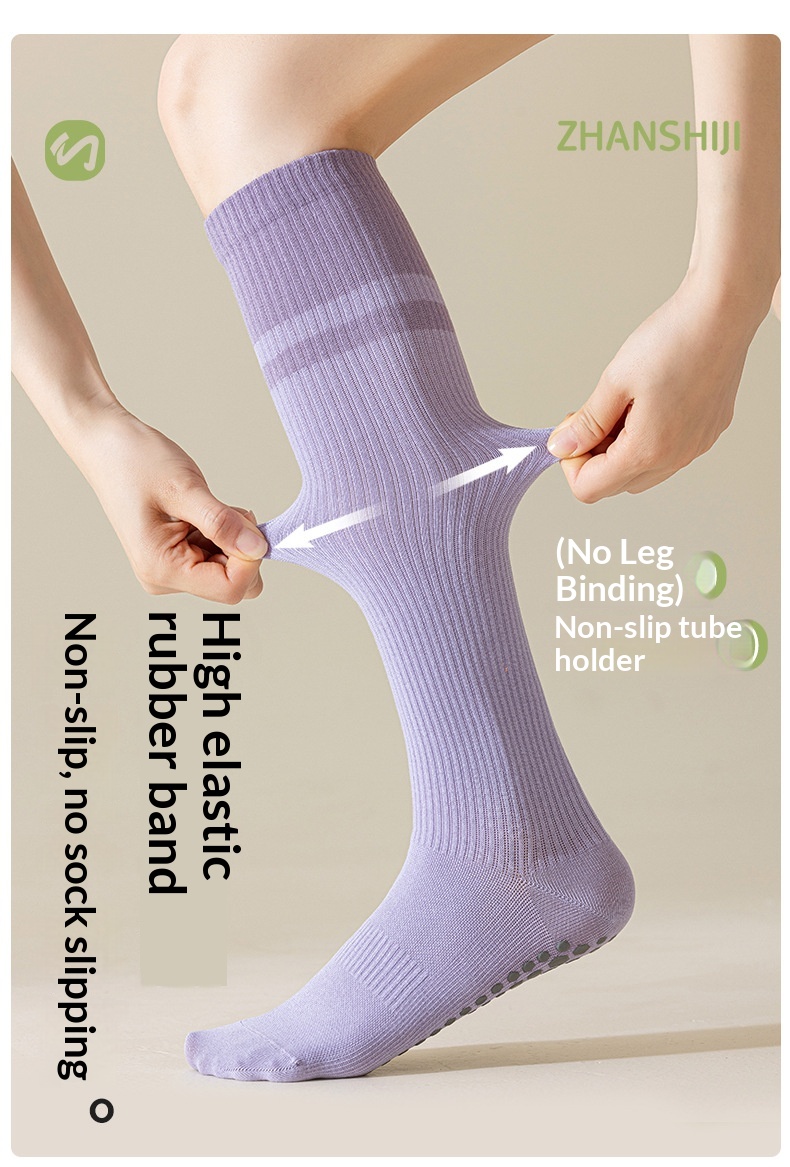 Surge For Women Sports Professional Fitness Running Jump Rope Muscle Energy Compression Mid-Calf Yoga Slimming Leg Socks_desvips.com