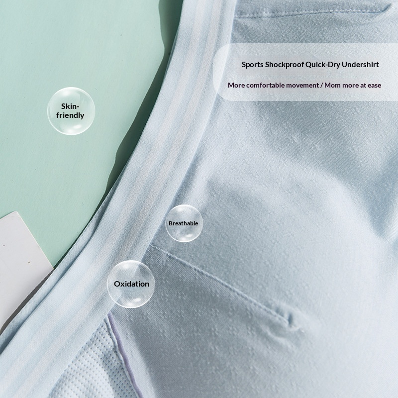 Surge Surge Sports Bra Shockproof Junior High School Students Small Vest Anti-Bump Cotton Lining Underwear Girls' Style_desvips.com