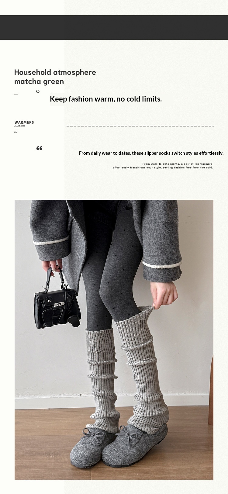 Surge [Yoga S] Women's Long Tube Over-the-Knee Thick Warm Leg Warmers For Autumn And Winter Pilates Adult Sports Fitness_desvips.com