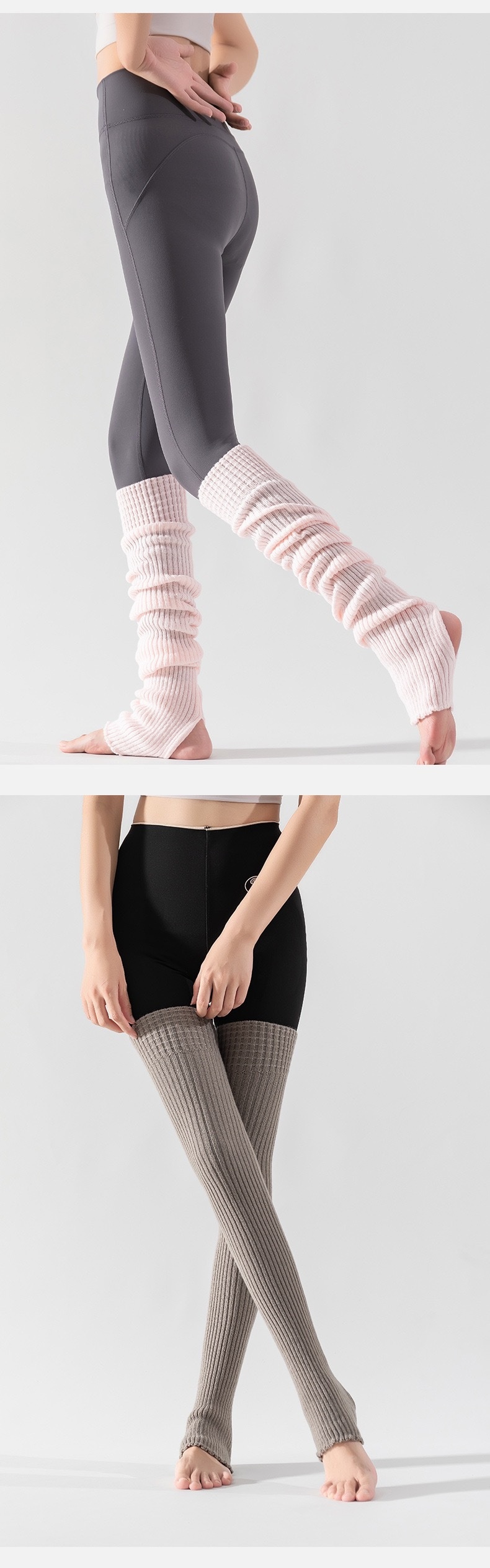 Surge [Yoga S] Women's Long Tube Over-the-Knee Thick Warm Leg Warmers For Autumn And Winter Pilates Adult Sports Fitness_desvips.com