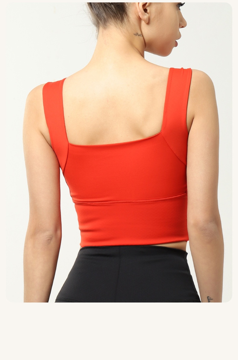 Surge Surge Yiwu Sports Factory High-Strength Shockproof Running Push-Up Bra Side Support Yoga Wear Fitness Vest_desvips.com