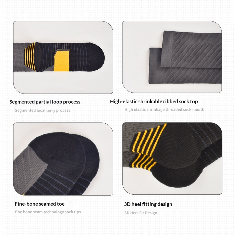 Surge Summer New Full Size Leg Slimming Compression Yoga Running Hiking Cycling Outdoor Professional Sports Pressure Socks For_voghion.com