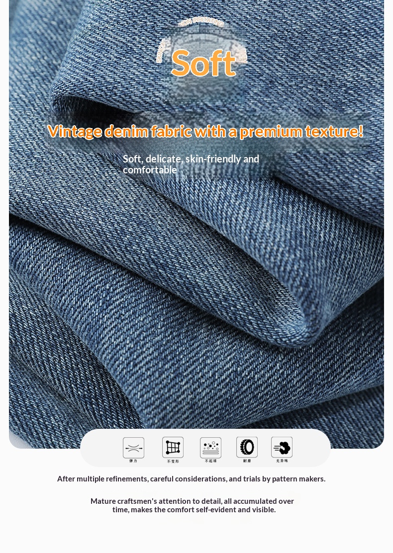 ELLE 2025 New Dark Blue Spring Narrow Wide-Leg Jeans For Women, Autumn And Winter High-Waisted Slimming Loose Straight Pants_mkmklike.com