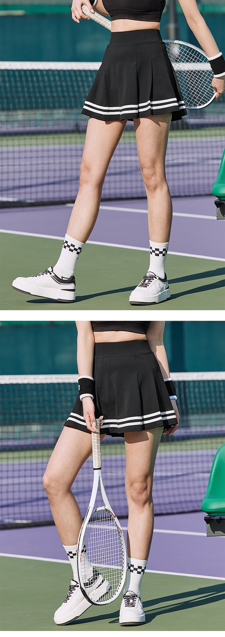 Advanced Quick-Dry Pleated Sports Anti-Exposure Golf Women's Fitness Running Tennis Badminton Skirt_desvips.com