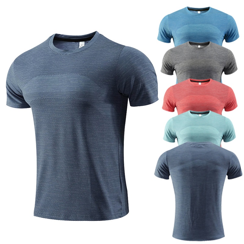 Surge Summer Hot-Selling Popular Sports T-Shirt Men's Short Sleeve Quick-Dry Top European And American Fashion Casual Wear_voghion.com