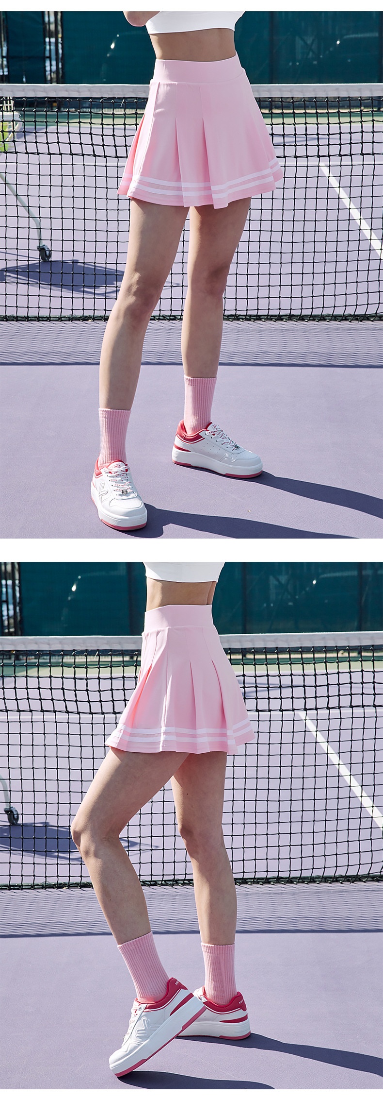 Advanced Quick-Dry Pleated Sports Anti-Exposure Golf Women's Fitness Running Tennis Badminton Skirt_desvips.com