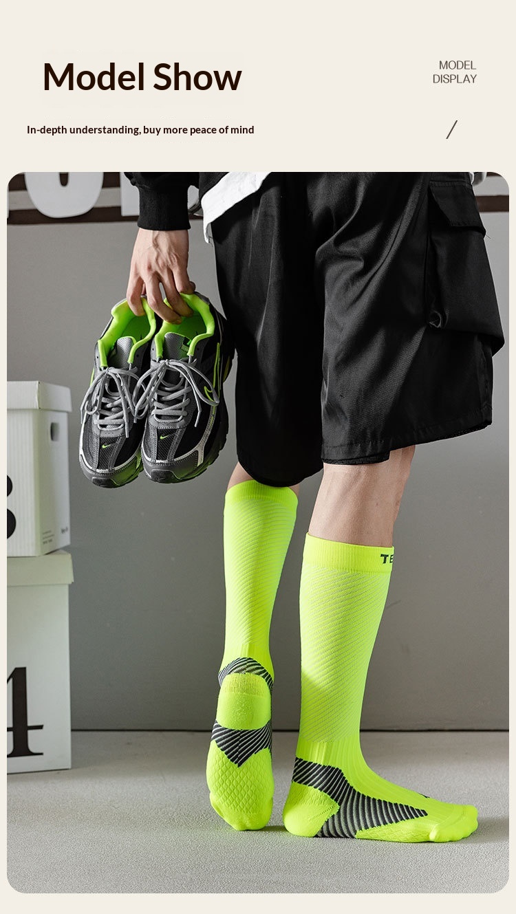 Women's For Spring And Autumn, Calf Socks, Outdoor Professional Running, Yoga, Fitness, Jump Rope, High Tube Sports_desvips.com