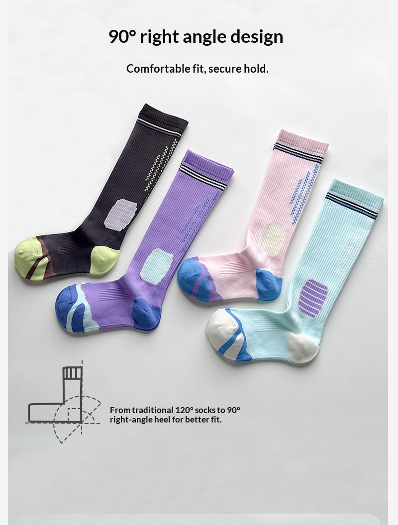 Sports Outdoor Cycling Calf For Women Long Tube Yoga Jump Rope Compression Marathon Women's Socks Wholesale_desvips.com