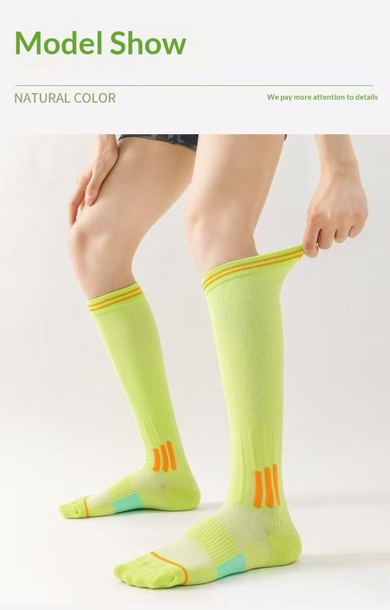 Professional Sports Muscle Energy Calf Outdoor Fitness Running Jump Rope Yoga Compression Elastic Slimming Long Tube_desvips.com