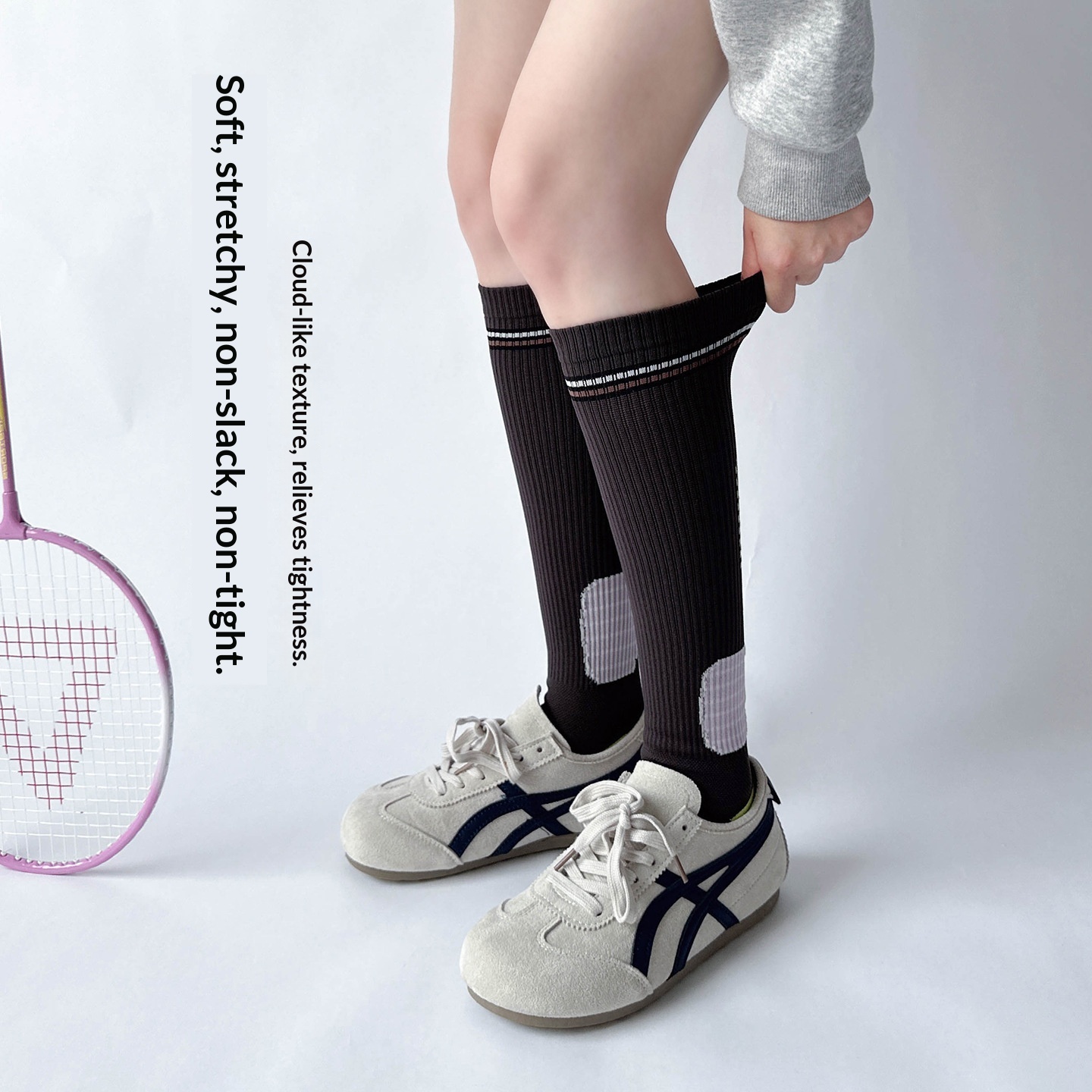 Sports Outdoor Cycling Calf For Women Long Tube Yoga Jump Rope Compression Marathon Women's Socks Wholesale_desvips.com
