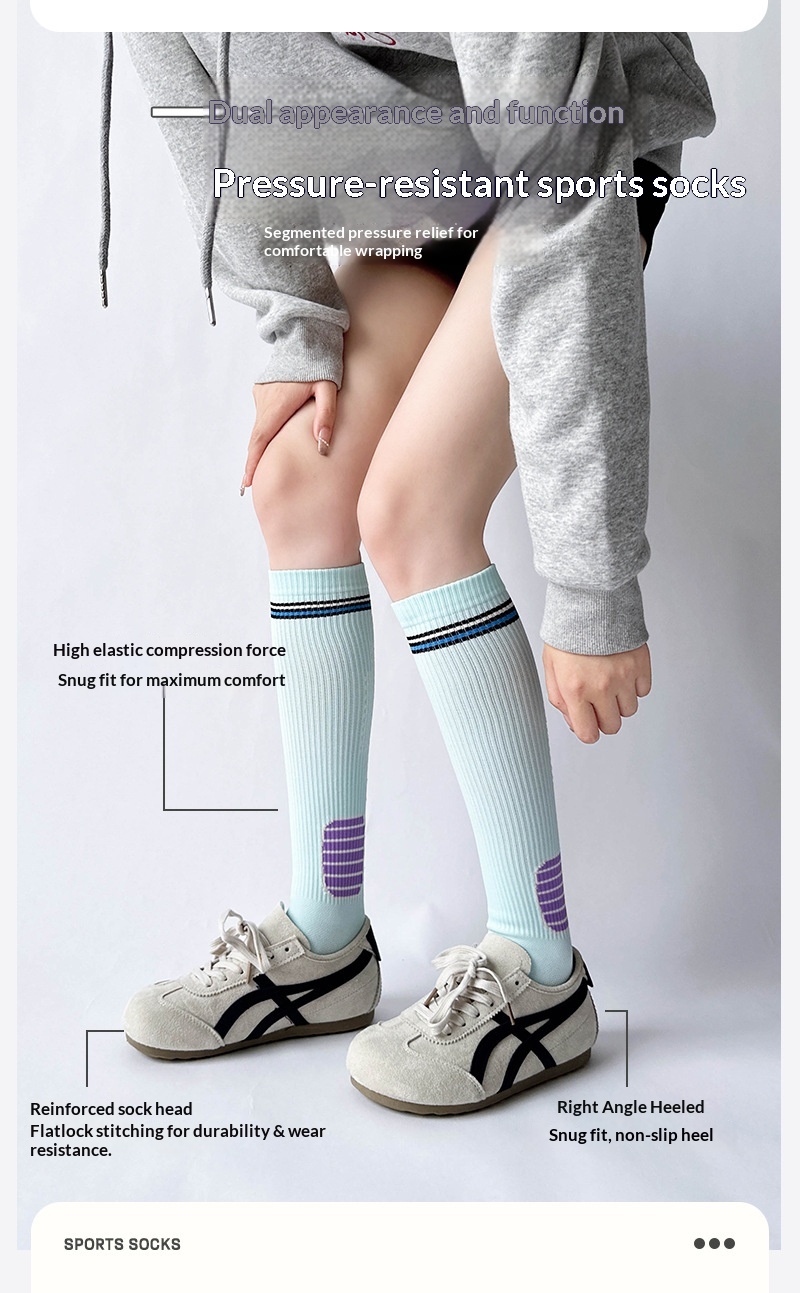 Sports Outdoor Cycling Calf For Women Long Tube Yoga Jump Rope Compression Marathon Women's Socks Wholesale_desvips.com