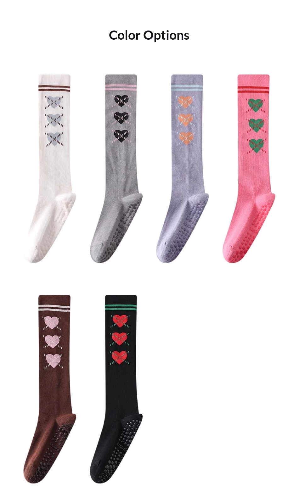 Autumn Winter Korean Style Calf Yoga Low Non-Slip Indoor Training Compression Outdoor Sports Running Long Socks_desvips.com