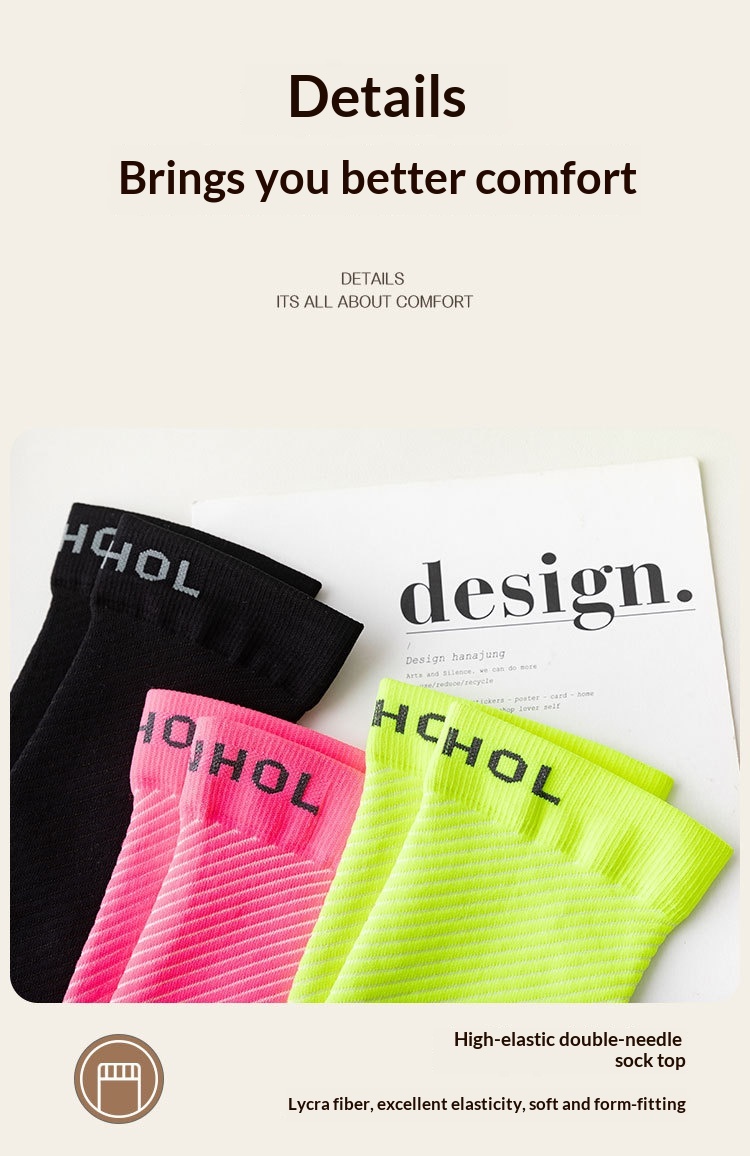 Women's For Spring And Autumn, Calf Socks, Outdoor Professional Running, Yoga, Fitness, Jump Rope, High Tube Sports_desvips.com