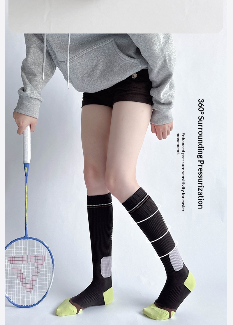 Sports Outdoor Cycling Calf For Women Long Tube Yoga Jump Rope Compression Marathon Women's Socks Wholesale_desvips.com