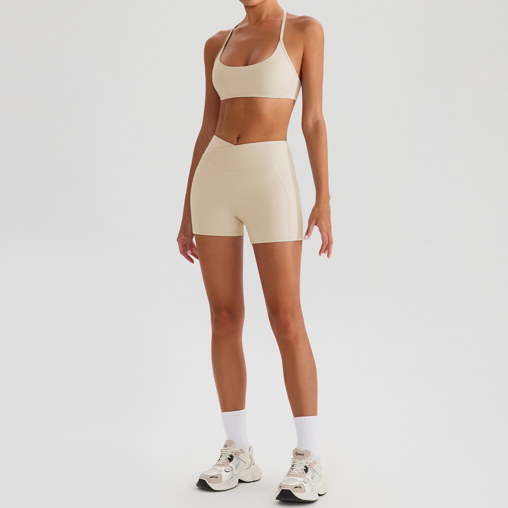 New European And American Style Cloud Feel Cross-Border Set Hollow Out Beautiful Back Tight Yoga Outdoor Running Sports_desvips.com