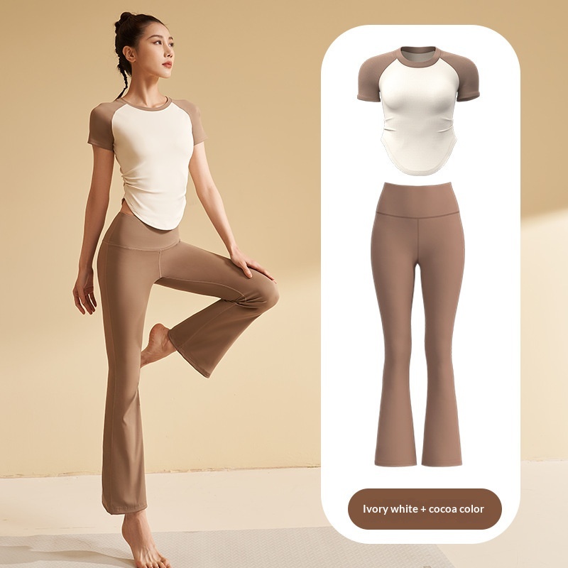 Juyitang Spring And Autumn Sports Suit Women's Running Fitness Pilates Outdoor Wear Yoga Clothes_voghion.com