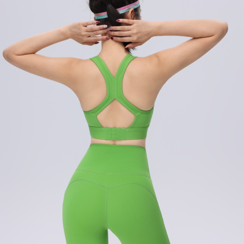 Surge Surge Cross-Border High-Strength Beauty Back One-Piece Sports Bra Push-Up Shockproof Yoga Running Fitness_desvips.com