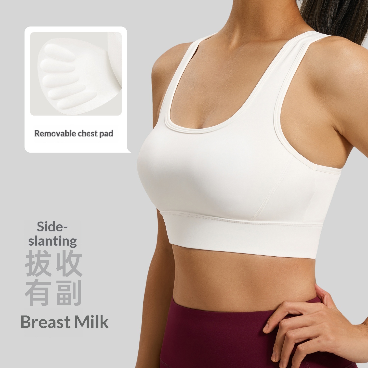 Surge Surge Juyitang Racerback With Front Closure For Women, High-Strength Shockproof Fitness Yoga Sports Bra Top_voghion.com