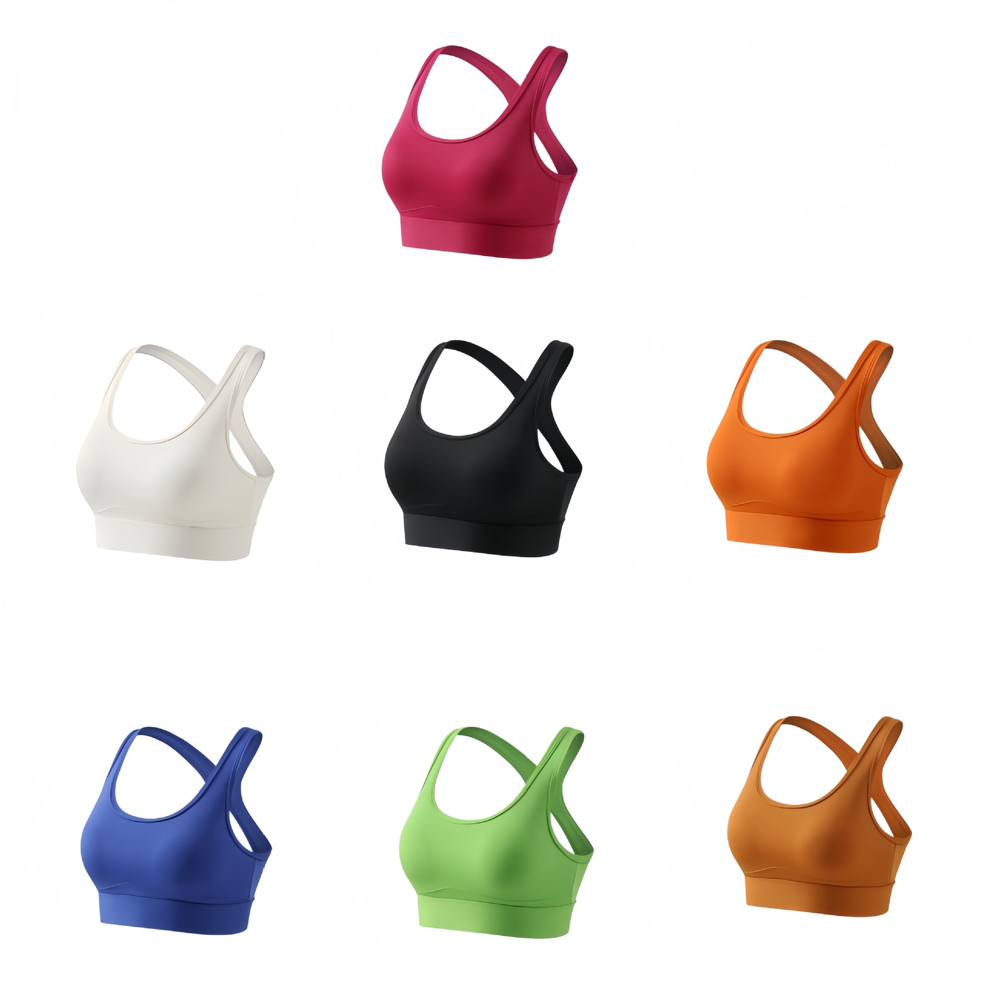 Surge Surge Cross-Border High-Strength Beauty Back One-Piece Sports Bra Push-Up Shockproof Yoga Running Fitness_desvips.com