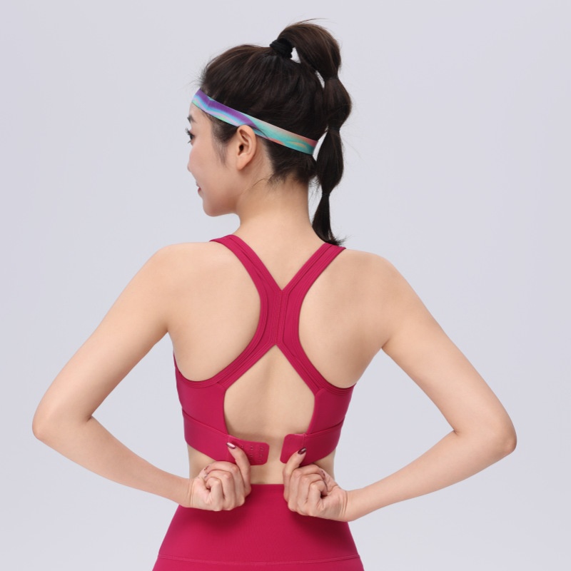 Surge Surge Cross-Border High-Strength Beauty Back One-Piece Sports Bra Push-Up Shockproof Yoga Running Fitness_desvips.com