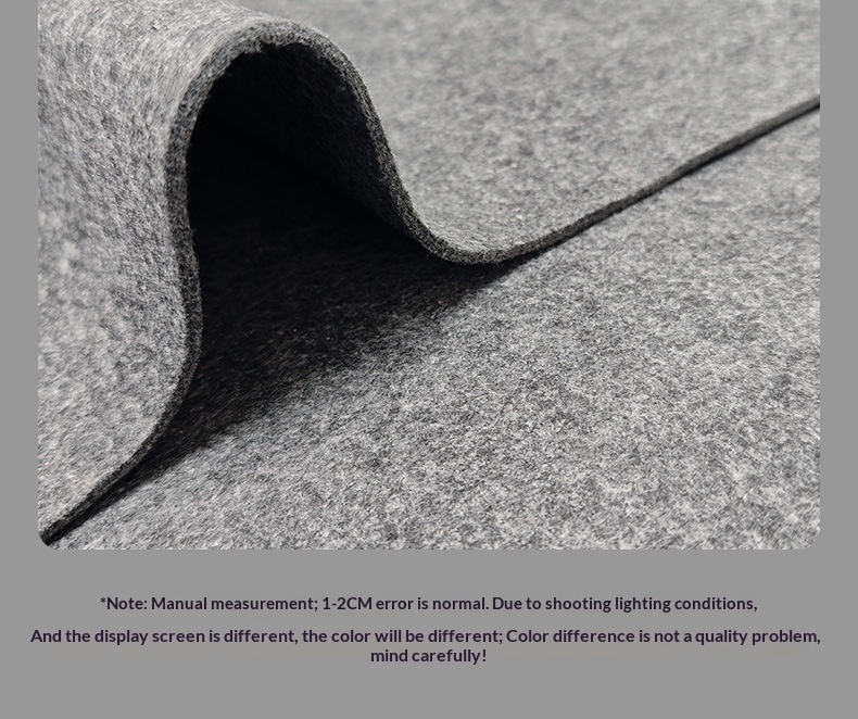 TechCore Large Mouse Pad Simple Solid Color Thickened Drip Plastic Non-Slip Computer Office Felt Calligraphy Mat_voghion.com