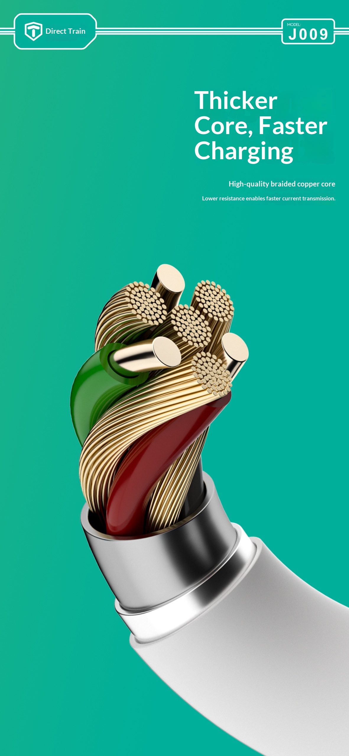 TechCore 100W Vollkompatibles Schnellladekabel mit 6A Datenübertragung, geeignet für Android-, iPhone- und Huawei-Smartphones mit USB-C-Anschluss_voghion.com