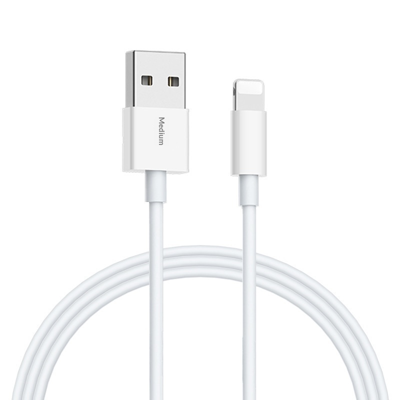 Câble de données et de charge rapide TechCore compatible avec iPhone 6, 7, 8, X, 8 Plus et 11 (1 m)._voghion.com