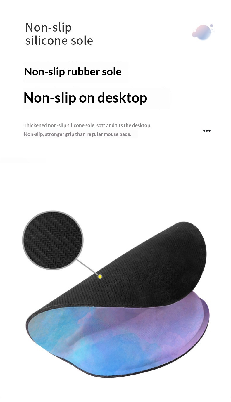 TechCore Pilot Pad in gomma per ufficio da donna, memory foam spesso antiscivolo, poggiapolsi per mouse da computer_voghion.com