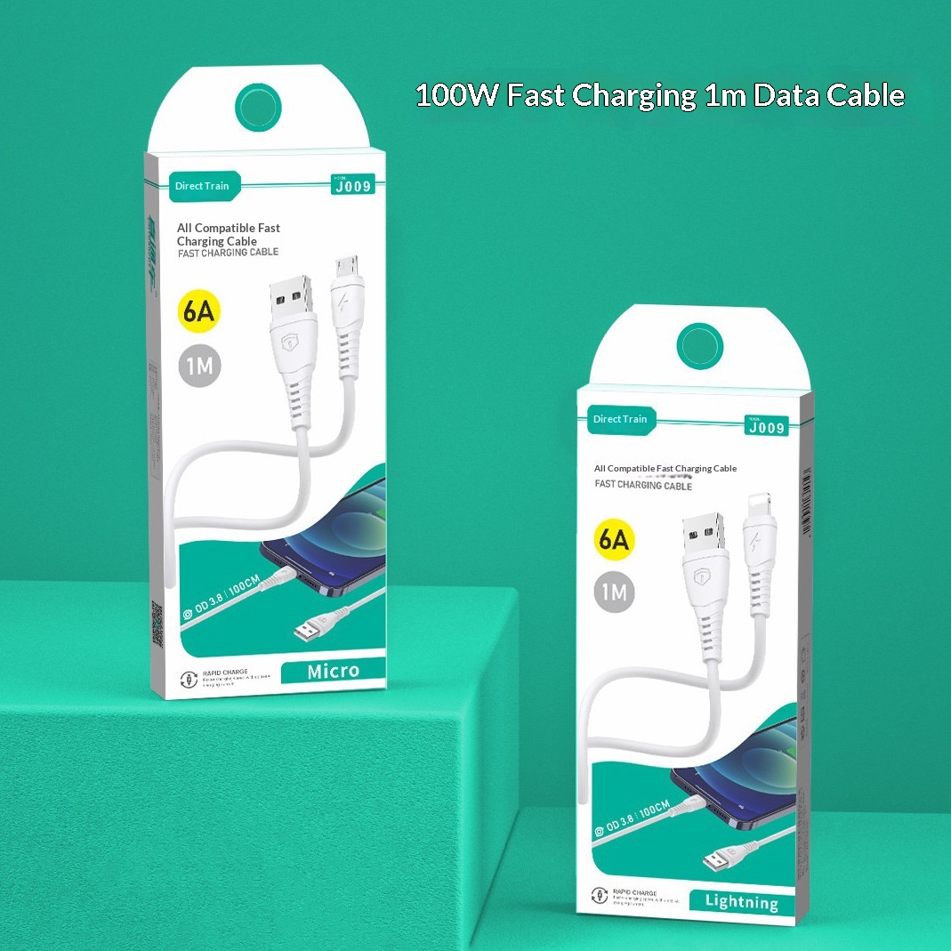 TechCore 100W Vollkompatibles Schnellladekabel mit 6A Datenübertragung, geeignet für Android-, iPhone- und Huawei-Smartphones mit USB-C-Anschluss_voghion.com